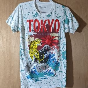 Reason Brand ‘Tokyo’ Graphic T-shirt Small